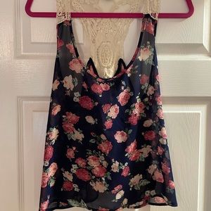 Floral shirt, size M